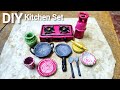 12 Cute Kitchen Set DIY | Miniature Craft