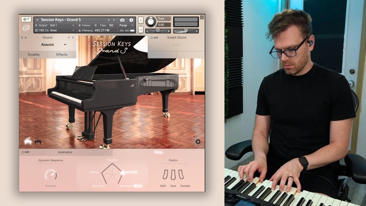 Session Keys Grand S Preset Demo | Grand Piano from e-instruments - YouTube
