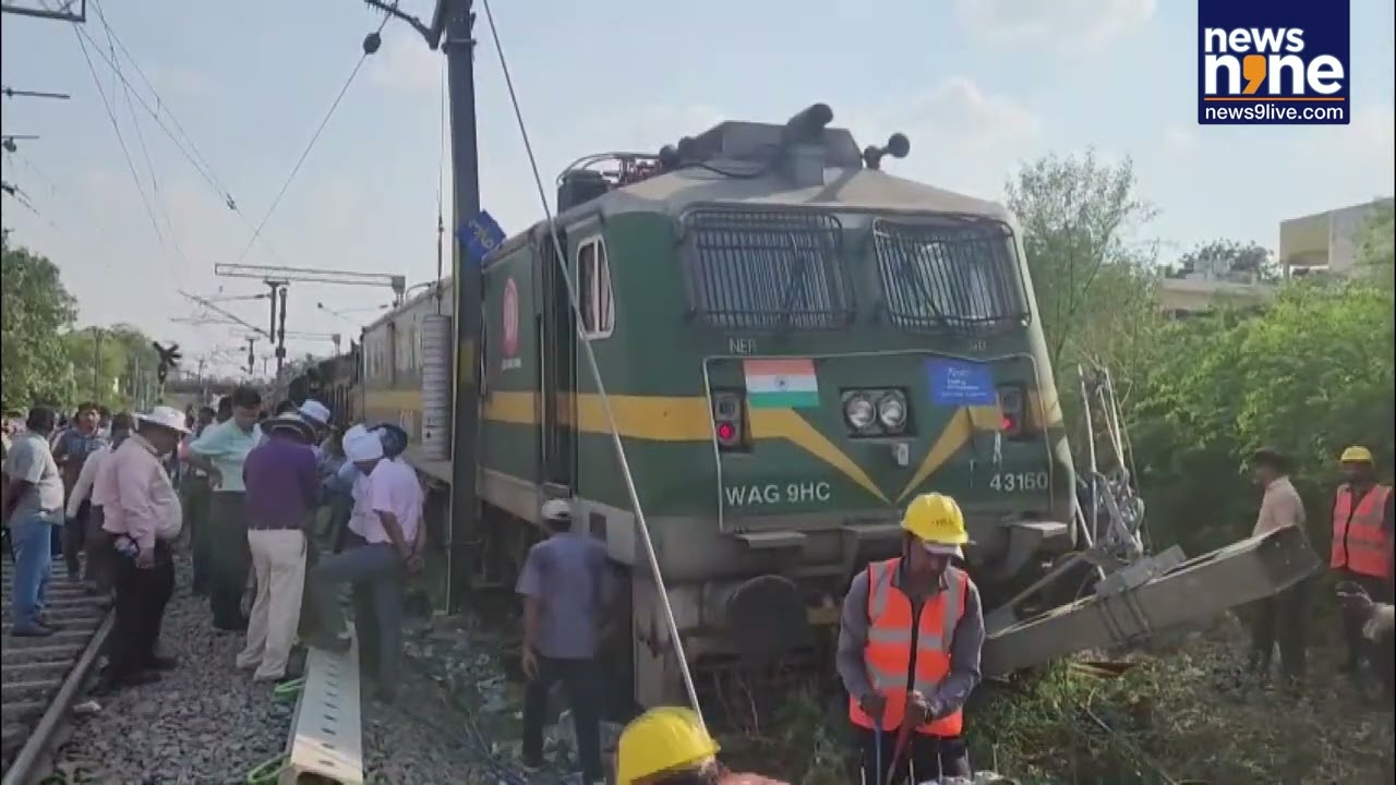 Train Engine Derails at Lucknow’s Aishbagh Junction | Movement Disrupted | Uttar Pradesh | News9