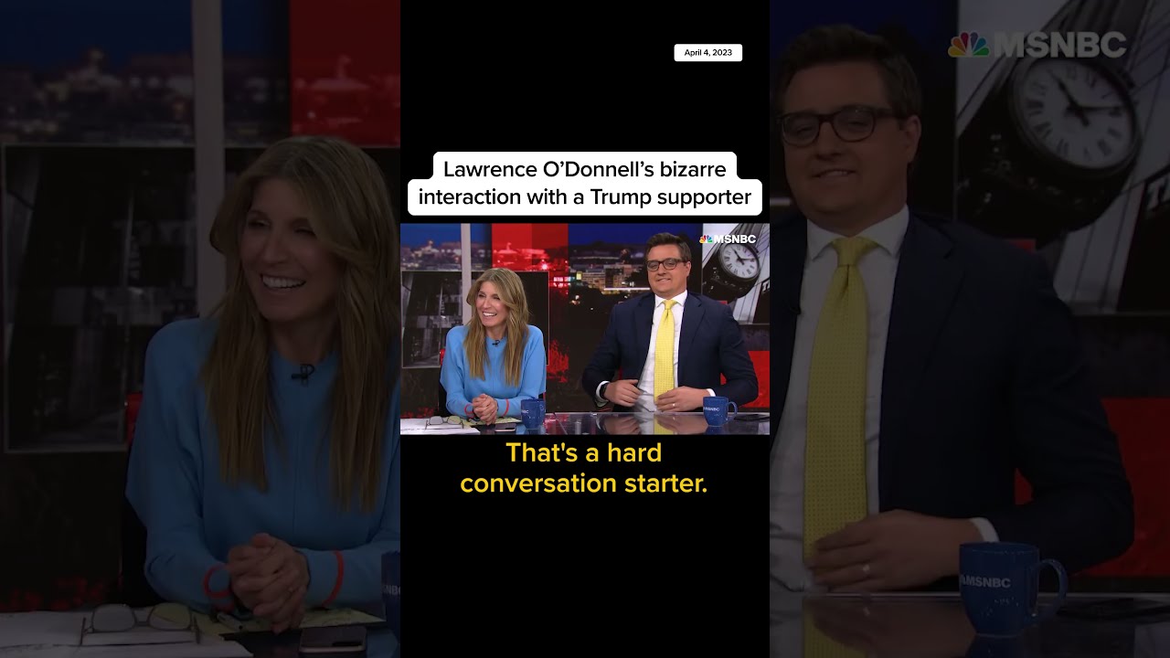  Lawrence O Donnell S Bizzarre Interaction With A Trump Supporter