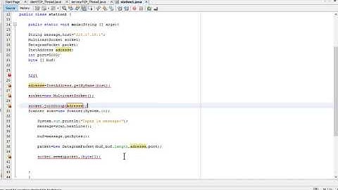 Episode4 Programmation réseaux java UDP communication multicast