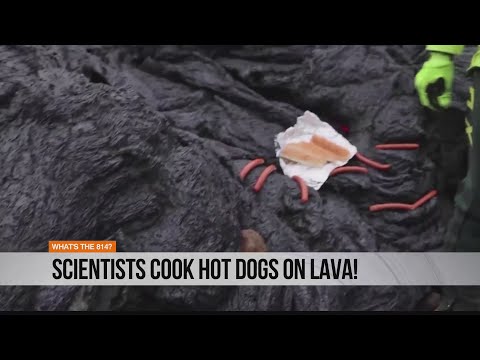 Mustard Anyone Scientists Cook Hot Dogs On Lava