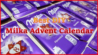 DIY Adventskalender mit Milka Schokolade