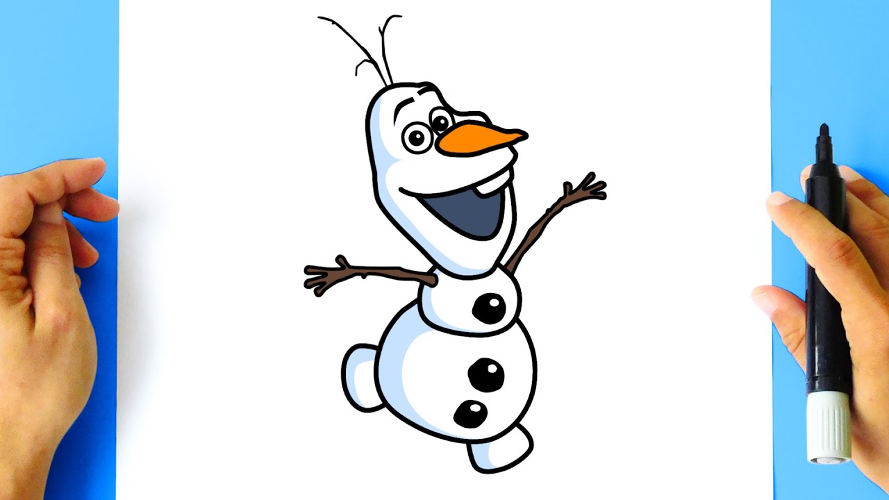 Olaf - Frozen desenho pra colorir