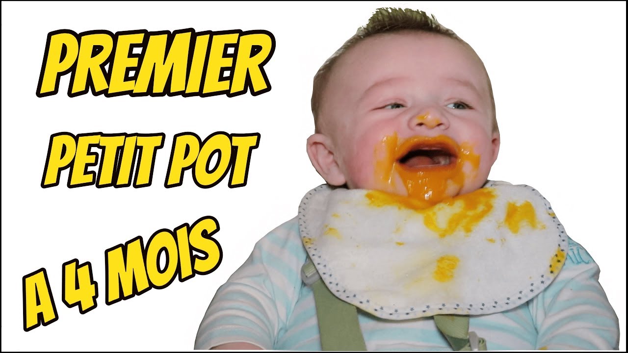 Premier Petit Pot De Bebe A 4 Mois 4 Youtube