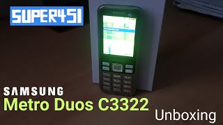 Samsung Metro Duos C3322 Unboxing