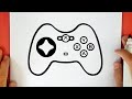 COMMENT DESSINER UNE MANETTE DE JEU VIDÉO