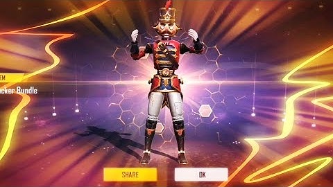 Unlocking New Diamond Royal in Free Fire | Mr. Nutcracker Bundle | Free Fire Diamond Royal 💎🔥