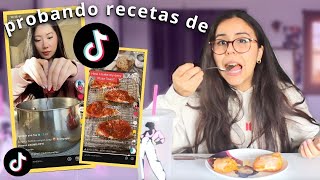 un día comiendo solo recetas virales de tiktok! #2