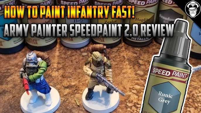 The Army Painter just announced Speedpaint 2.0 with apparently no  reactivation issues and also metallic Speedpaints : r/Warhammer40k