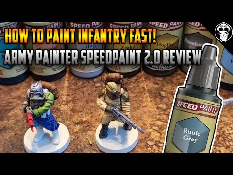 How to paint Guard Infantry FAST! Army Painter Speedpaints 2.0