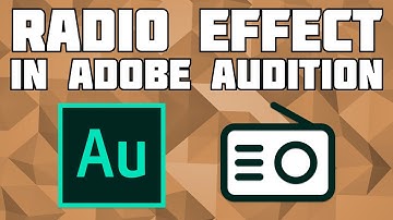 How to Create a Radio Voice Effect in Adobe Audition!