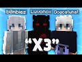I Spent a Day with BEDWARS TRYHARDS (Ft. Luvonox, B0MBIES, and Dogcatwhat)