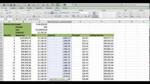 How to build an Amortization table in EXCEL (Fast and easy) Less than 5 minutes