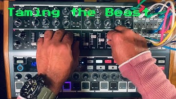 Minibrute 2S live performance with Akai MPC One #minibrute2s #akaimpcone #semimodular