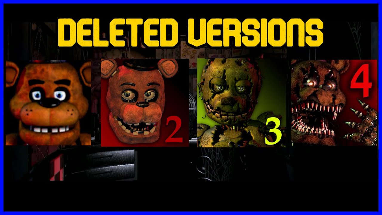 Playing A DELETED Version Of Five Nights At Freddy's 3 