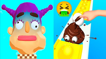 POP Run 3D vs SANDWICH Runner SpeedRun - All Levels Gameplay Android iOS Ep1