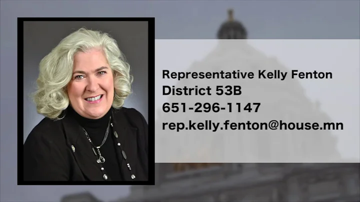 Minnesota Representative 53 B Kelly Fenton