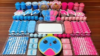 Slime Mixing Asmr Blue Vs Pink Glossy Random Things Crushes