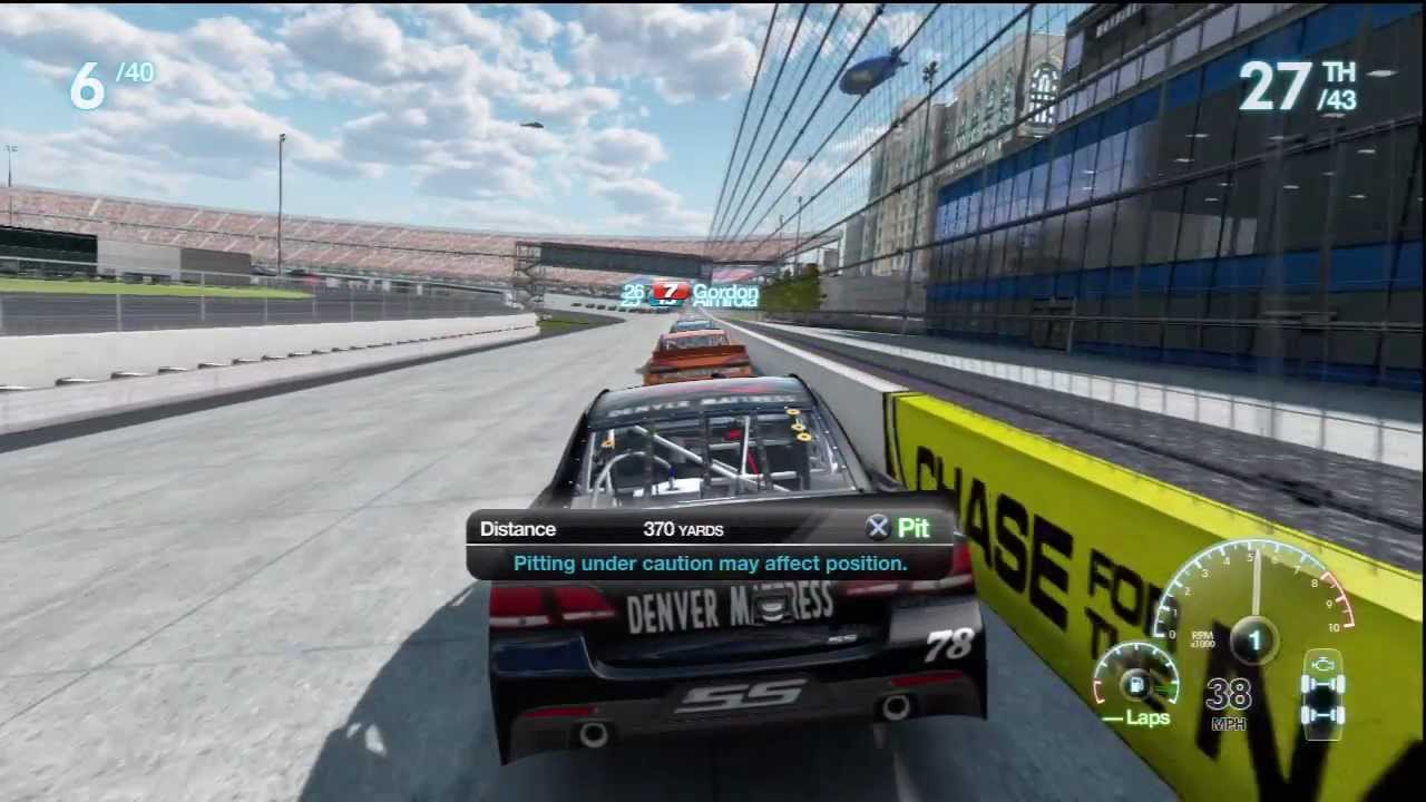 Nascar The Game 13 Dlc Dover Race Kurt Busch Youtube