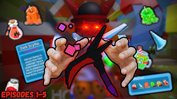 Journey To Dark Scythe In Bee Swarm Simulator | FULL SERIES