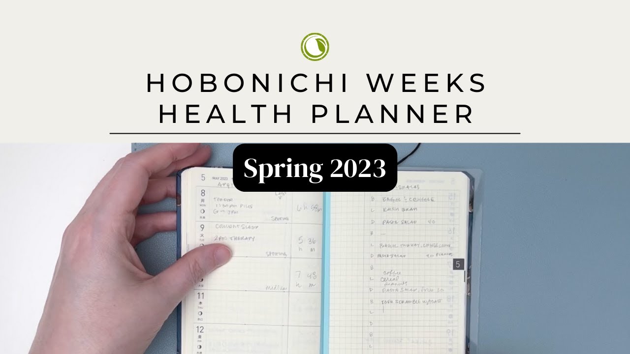 Hobonichi Weeks Health Planner | Spring 2023 Bunnies / Rabbit Version ...