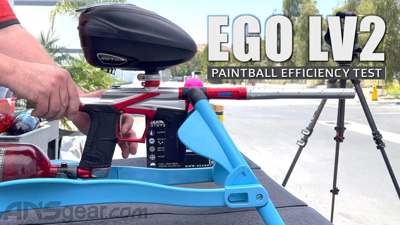 Planet Eclipse Ego LV2 Paintball Gun - Efficiency Test 