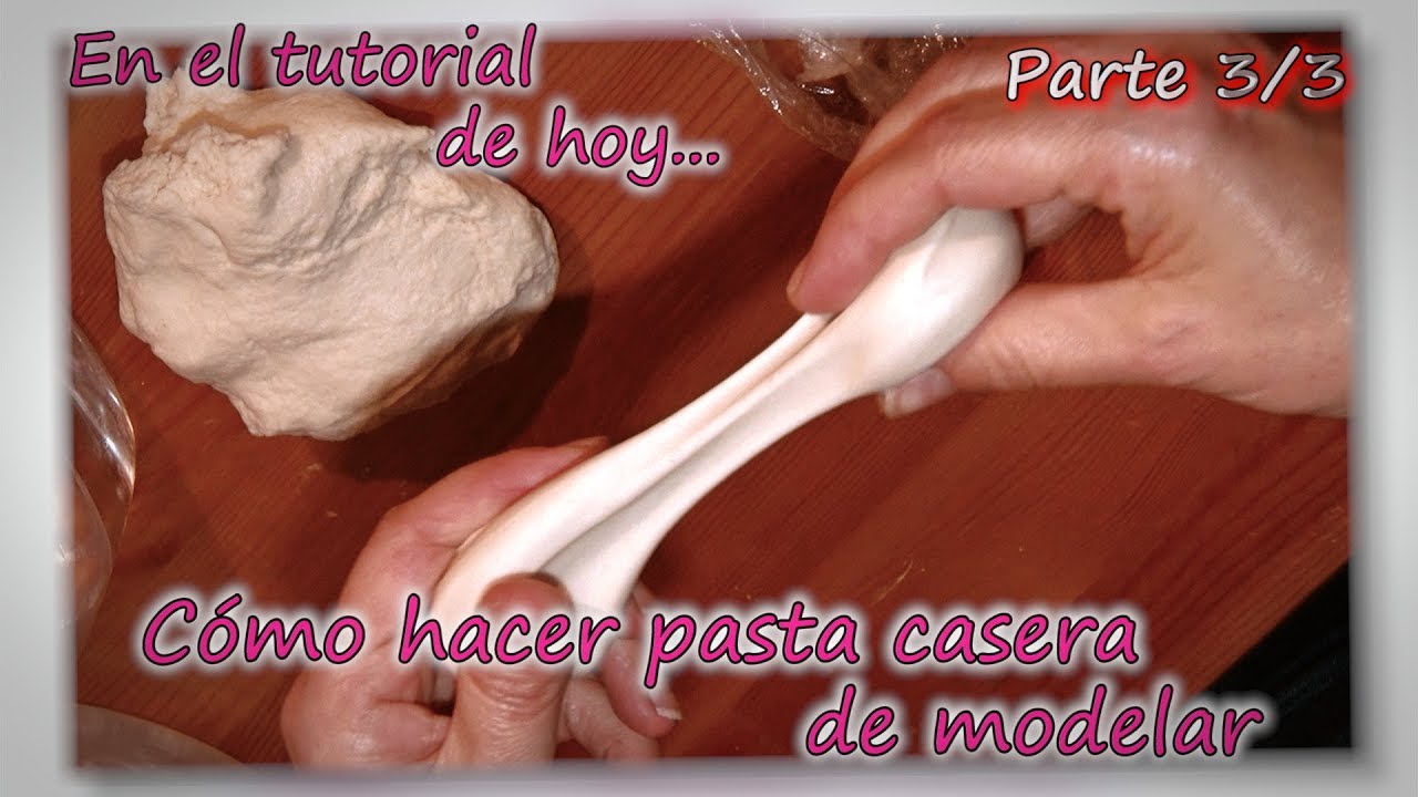 Pasta de MODELAR Casera 4 RECETAS * Pasta de sal, Plastilina, Porcelana  Fría, Pasta Flexible 