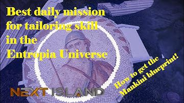 Next Island - Lesser Elysia Daily Mission - tailoring skill gains!