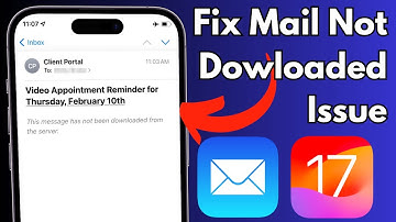 Fix This Message Has Not Been Downloaded From The Server iOS 17