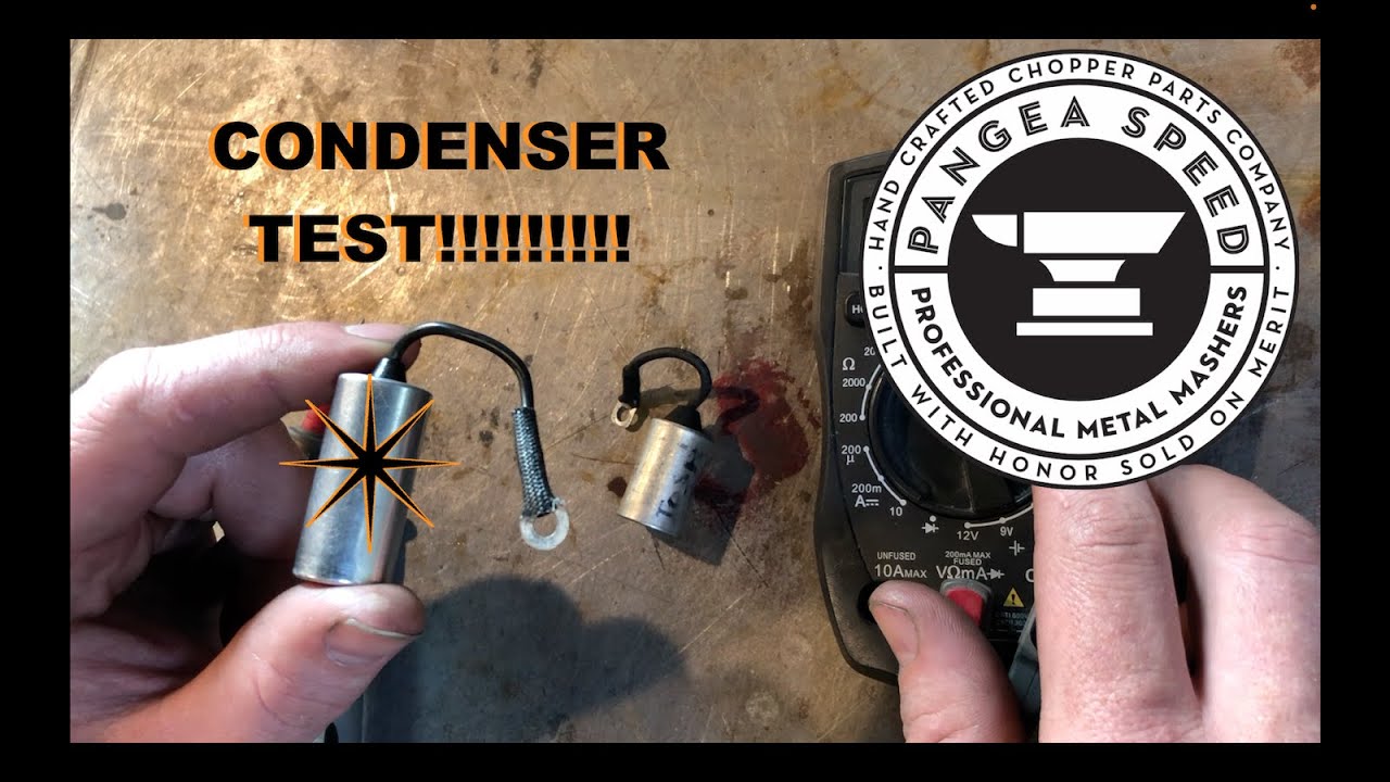 Ignition Condenser Test harley motorcycle YouTube