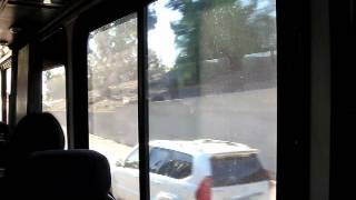 A Neoplan Metroliner Gets A Hard Workout On Freeway