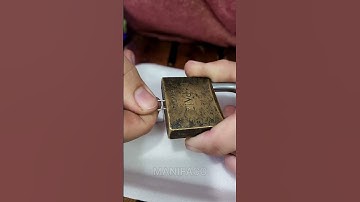 Como abrir um cadeado com clipe de papel! Proibido para ladrões.