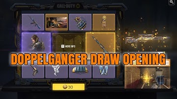 DOPPELGANGER DRAW OPENING! Alias + Legendary SPR - COD Mobile