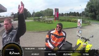 2016.08.14 Quad Tour   Deichtour 2016 Rhein und Waal Deutschland / Niederlande  Video 6/7