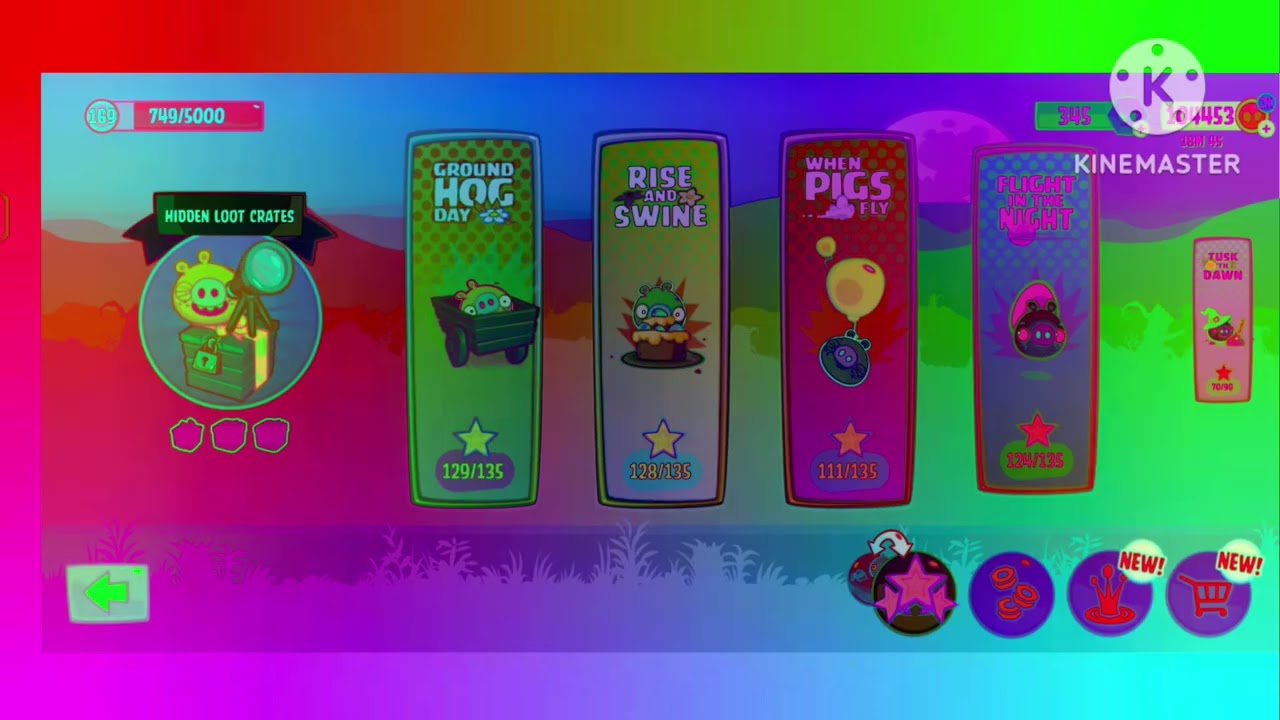 Level 36 - Cake race game 50 hidden loot creates for bad piggies in DMA