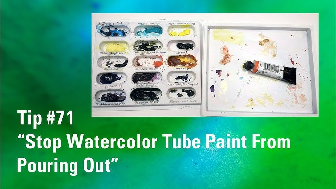 UPDATE - How To Remove Masking Fluid Watercolor Painting ✿ Pickup