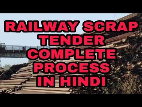 Railway Scrap  Complete Details of E-Auction Process , Documentation, Auction Tips & Tricks in Hindi