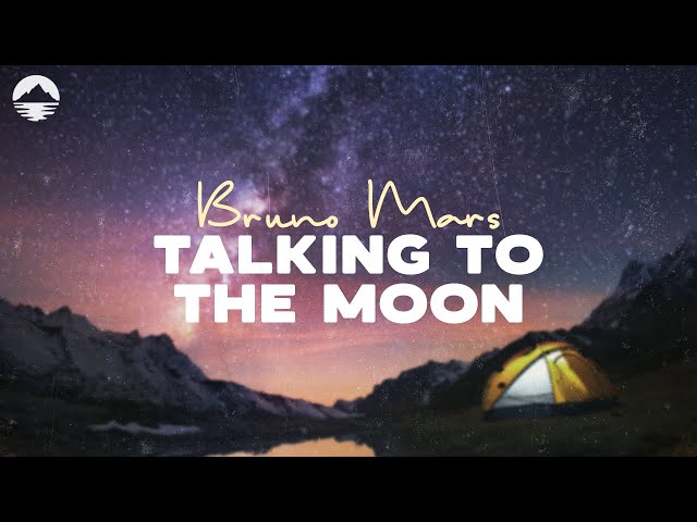 Bruno Mars - Talking To The Moon | Lyric Video class=