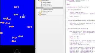 school of fish - ios code practice