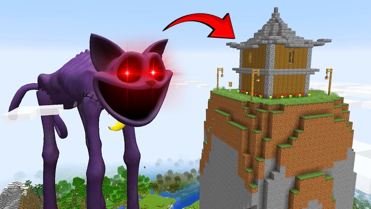 i Found Scary CATNAP 😱 in Minecraft Part 6 | Minecraft Lunar Moon |