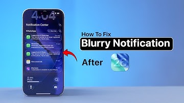Hoe verhelp ik wazige meldingen na de iOS 26-update?