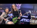 Kiko Loureiro and Li-sa X jamming, Part 1: NAMM 2019