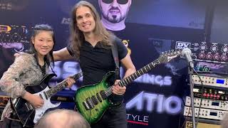 Kiko Loureiro and Li-sa X jamming, Part 1: NAMM 2019 Resimi