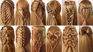 Most Beautiful Hairstyles for girls ❤ Everyday Hairstyles ❤ Coiffure avec tresse