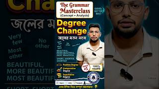 Degree Change Rules in English Grammar |Positive, Comparative, Superlative | SK Royel #grammarcourse