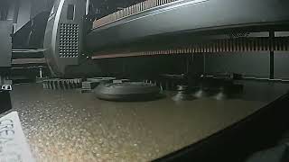 3-D printed moving parts for the instant can cooler, using the Creality K2 printer.