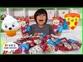 Ryan surprise toys opening challenge with toy jellies