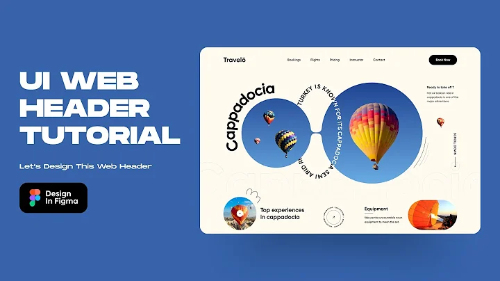 How to Design a Website Header User Interface | Figma UI UX Design Tutorial