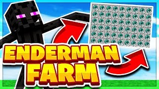 INSANE ENDERMAN FARM BUILD! *STARTER FARM TUTORIAL* | Minecraft Skyblock | VanityMC [32]